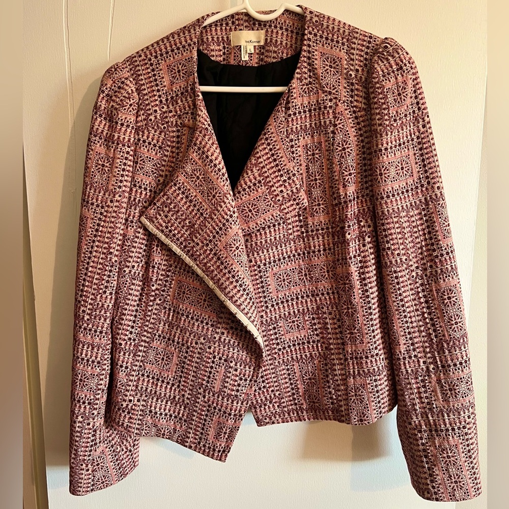 The Korner Anthropologie Clasp Closure Jacket